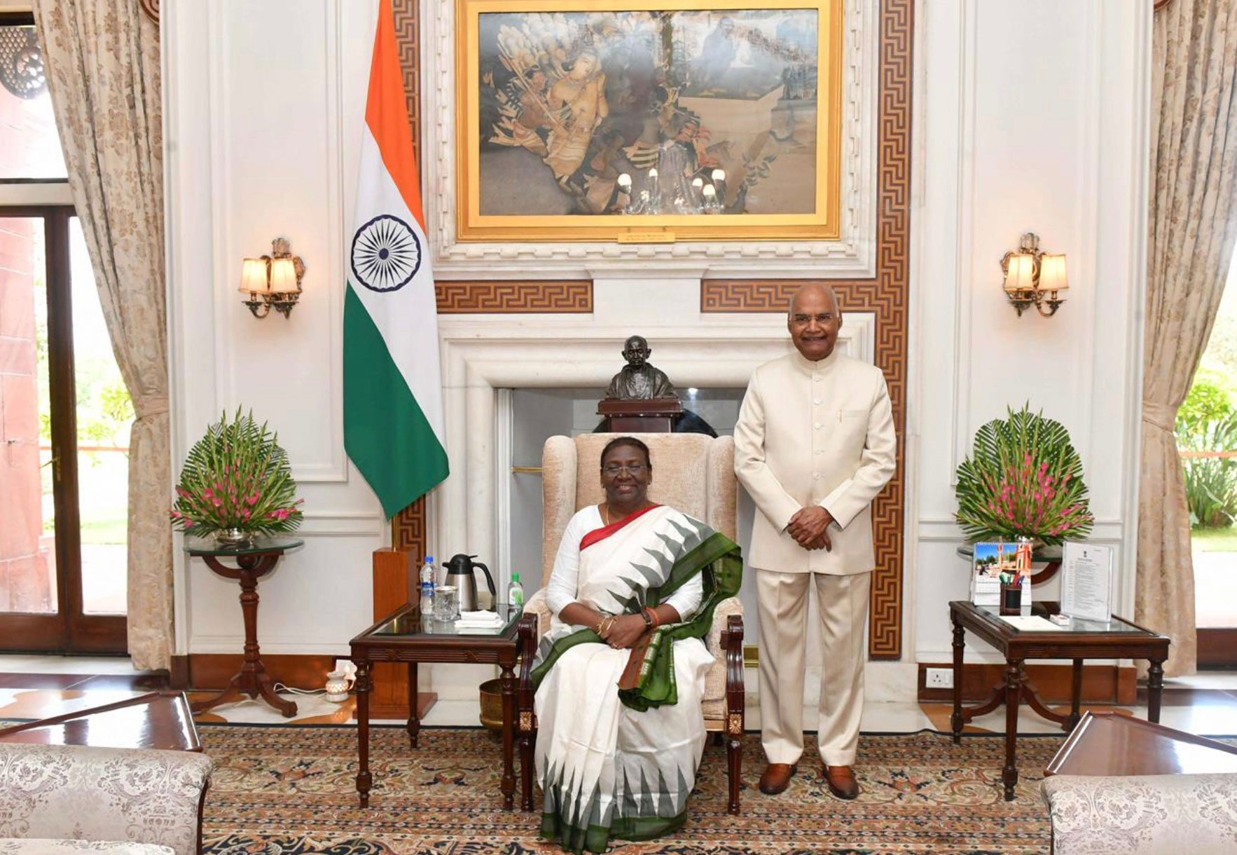 Droupadi Murmu Sworn In As India s First Indigenous President 